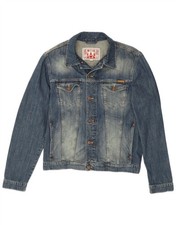 Mustang Herren Jeansjacke UK 40 Large Blau Ba...
