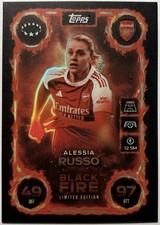 Topps Match Attax Extra 25/26 Black Fire Limited Edition Exclusive Alessia Russo