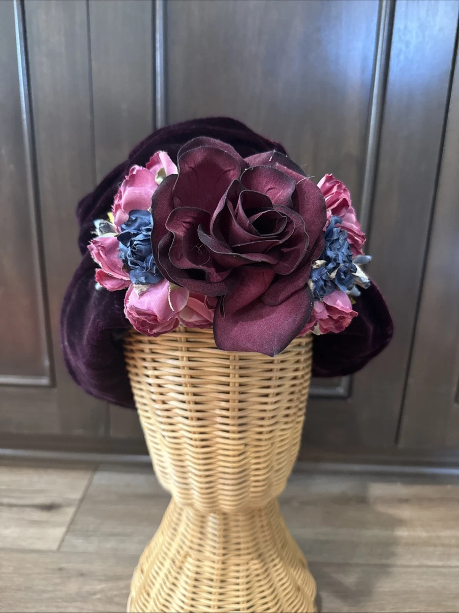 Bucket Velvet Vintage Hats for Women for sale | eBay display picture 1