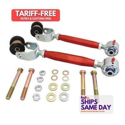 QA1 5248, 2 Pack Red Aluminum Adj. Upper Trailing Arms - Fits 68-72 Gm A-Body - Picture 1 of 10