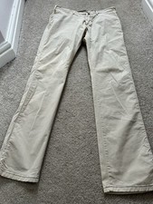 Pal Zileri Chino Trousers Beige Men’s  W34 L34 Stretch Cotton Ex Condition