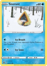 Snorunt Common SWSH09: Brilliant Stars 034/172 NM