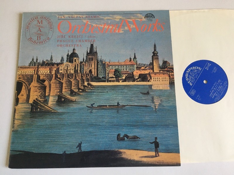 Classical Supraphon 1101668 Lp Record Stamic Orchestral Works Jiri Krejci