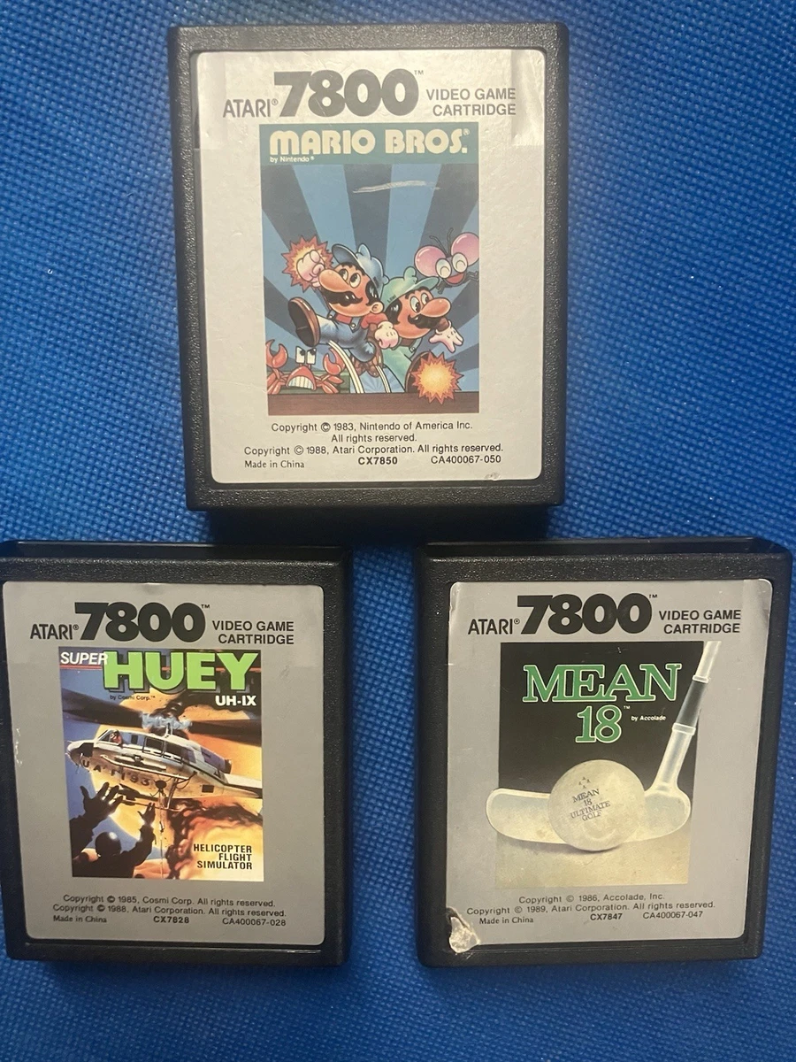 BLISTER OUVERT (mais jeu jamais sorti) : Galaga Atari 7800