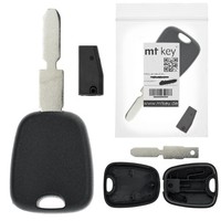 Auto SchlüSsel Rohling NE78 + Transponder Passt FüR Peugeot 607 Bj. 2004-2010