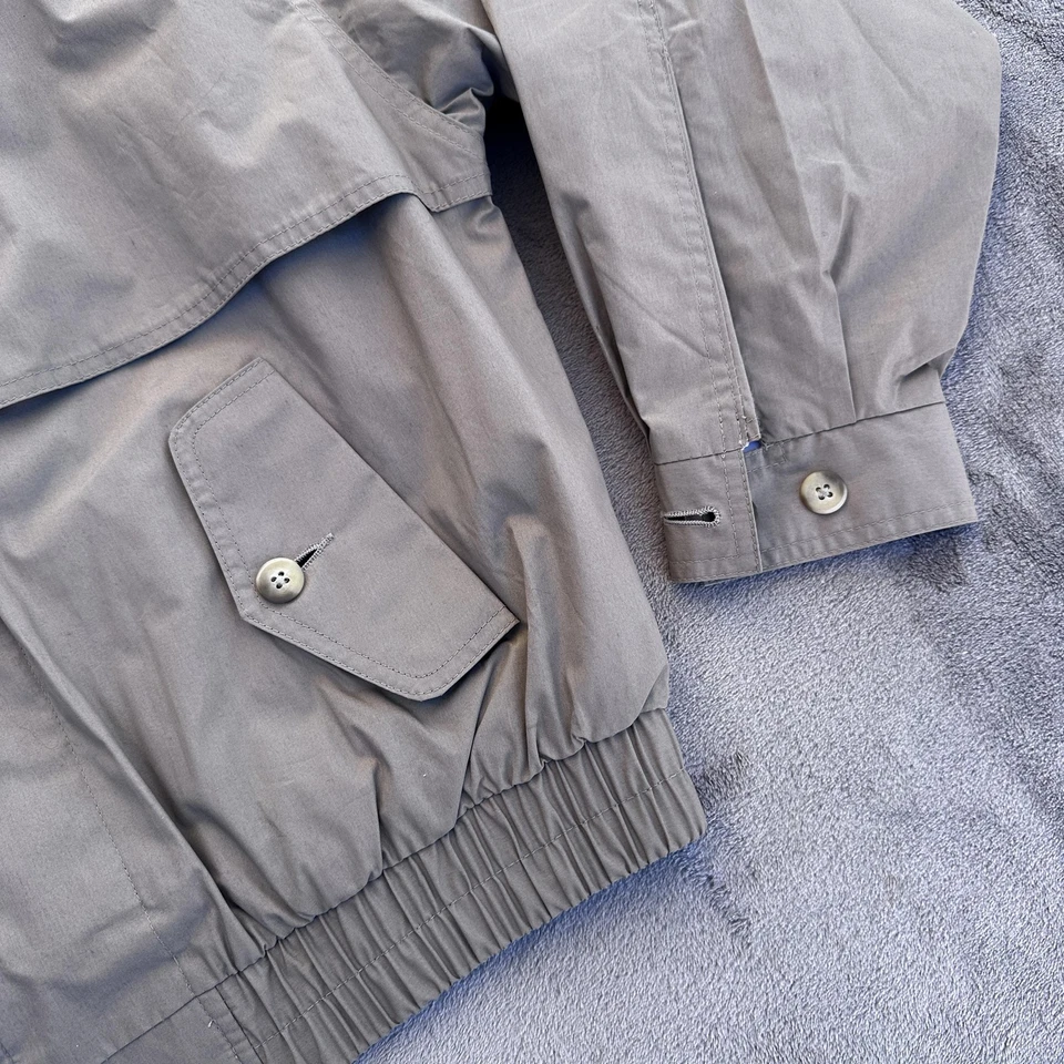 Chaqueta cortavientos de golf negra tostada 2XL de colección Gear for Sports bombardero años 90 Foto 4 de 4