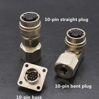 1PC  motor encoder connector DDK 10-core SM10S CM10-SP10S-M