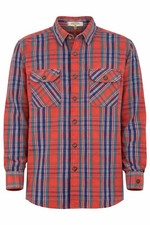 Orvis Men  s XL Red Plaid Flannel Shirt 100 Cotton Button Front Hunting Outdoor