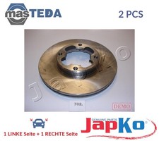60702C BREMSSCHEIBEN SATZ VORNE JAPKO 2PCS NEU OE QUALITÄT