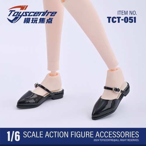 TCT-051 1/6 Leather Sandals Slippers Shoes Model Fit 12'' Girl Figure - Picture 4 of 10