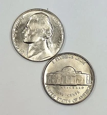 1955  D UNCIRCULATED JEFFERSON NICKEL CHOICE TO GEM BU