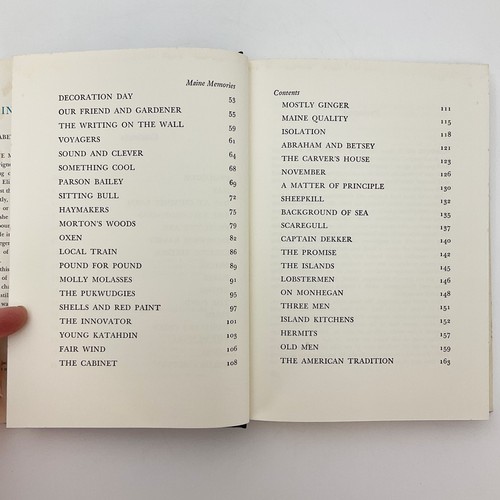 Maine Memories Regional History Hardcover Book Elizabeth Coatsworth 1968 - Imagen 11 de 24
