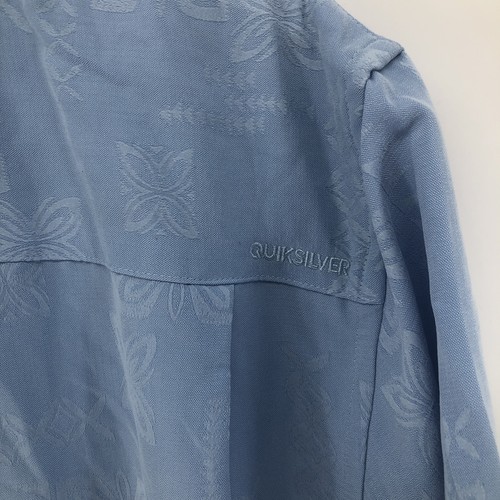 QUIKSILVER Quicksilver Waterman Short Sleeve Button Front Large Tribal Hawaiian - Picture 7 of 12