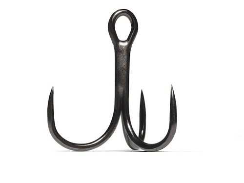 VMC Hybrid 1X Strong Barbless Treble Hook 7547B - 5pcs/pk - Imagen 2 de 11