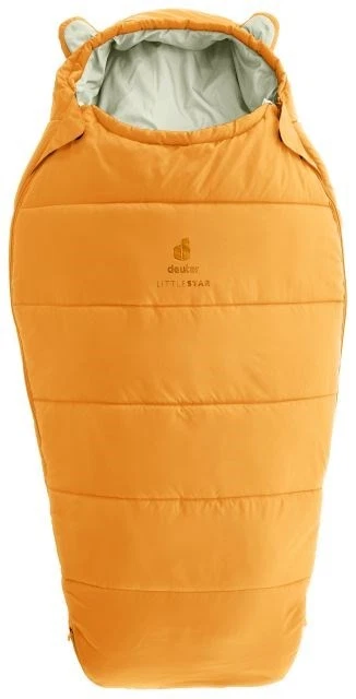4046051175164 Deuter Little Star Kids Sleeping Bag (95-130cm) - Amber/Bone Deu