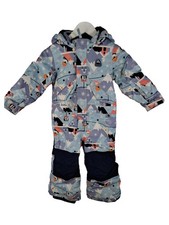 Tuta da neve Burton bambino taglia 92 blu fantasia animalier trapuntata cappuccio