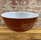PYREX Autumn Harvest Wheat Pattern Nesting Mixing Bowl 403  2.5 Liter