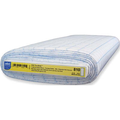 Pellon 810 Tru-Grid Fabric, White 44'' x 25 Yards by the Bolt - 1Pack New Upgrade