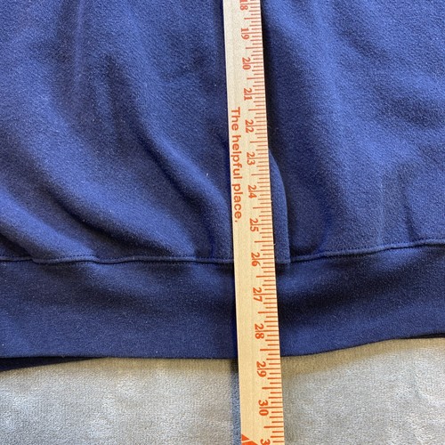 Vintage Jansport Yale Y Mens Sweatshirt Blue Embroidered 17 01 Distress 80s - Picture 10 of 19