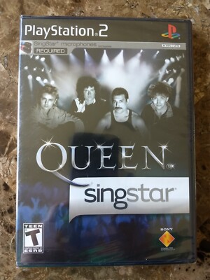 SingStar: Queen (Sony PlayStation 2 PS2) New Factory Sealed authentic free ship
