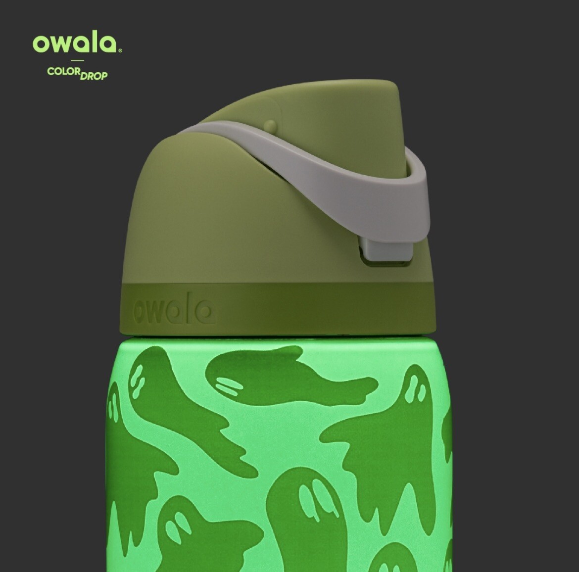 Gourde Owala Freesip 32oz Halloween BOO-YA Phosphorescente Fantôme NEUF