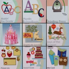 Cricut Cartridges/Shape Sets, with Overlay & Handbook, All Unlinked. Your Choice