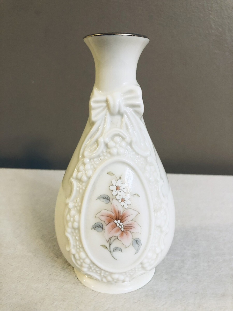vintage * Portugal ribbon flower vase 【公式通販】