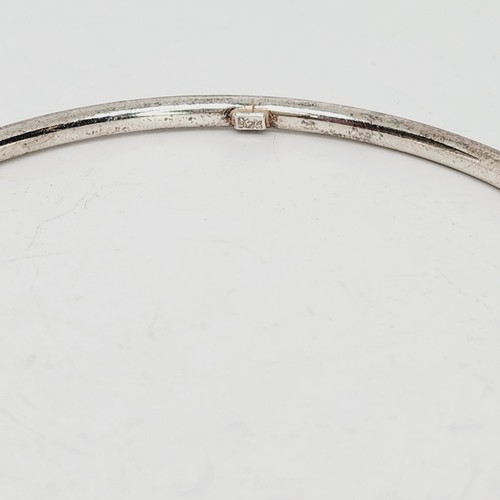 Vintage dainty sterling silver bracelet 925 Bangle Layering Stack Minimalist - Picture 3 of 6