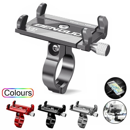 Universal Bike Phone Holder Aluminum alloy Phone Stand Mounting Bracket Clip - Picture 1 of 45