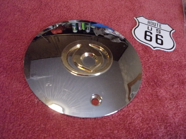 MAZDA MHT CHROME GOLD LOGO WHEEL CENTER CAP HUB Part # MH-1044 ON BACK.
