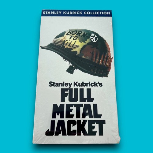 SEALED Full Metal Jacket VHS Tape Vintage 80s 1987 War Movie Stanley Kubrick
