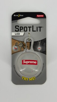 supreme nite ize Ｓlogo keychain silver Supreme Nite Ize S Logo Keychain (FW21) - $24