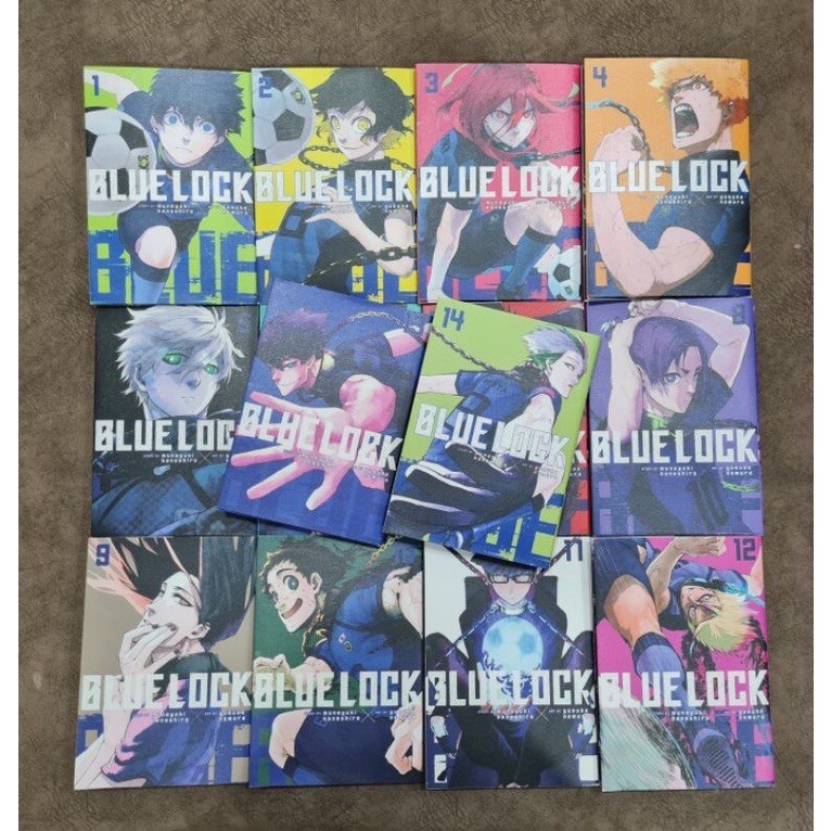 Blue Lock Yusuke Nomura Manga Cómic Versión en Inglés Volumen 1 - 14 - DHL EXPRESS