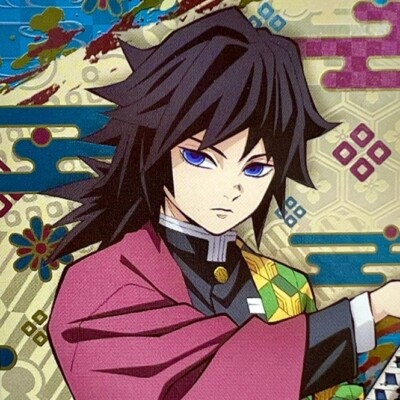 Tomioka Giyu Trading Card Demon Slayer Bandai Jump Anime Japan