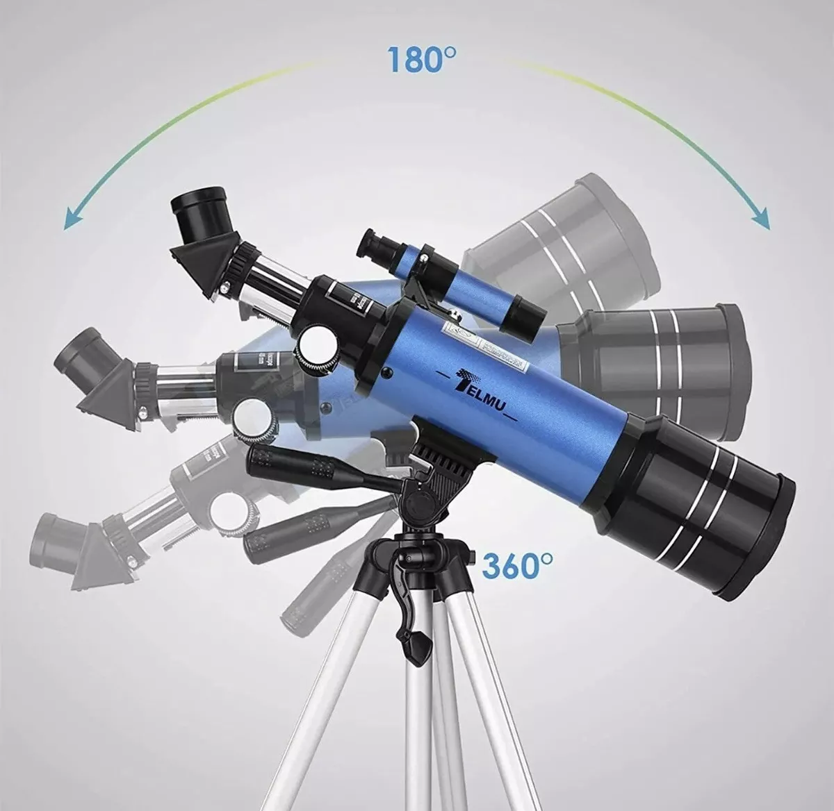 Telmu F40070M Astronomical Telescope 70mm Aperture 400mm AZ Mount