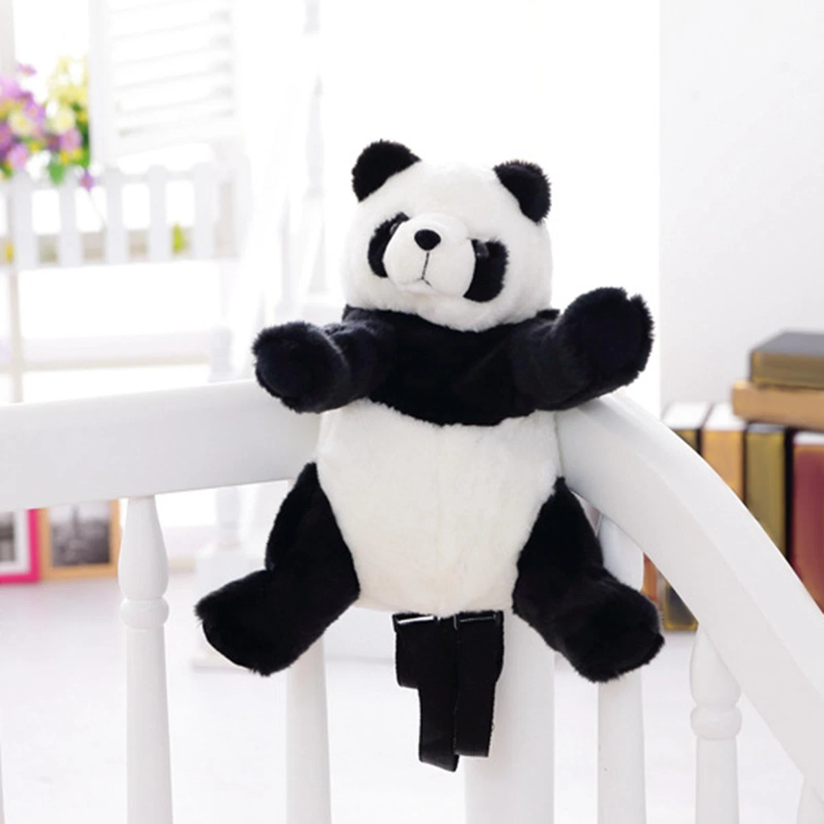 Plush Panda Backpack Large Capacity Stuffed Panda Doll for Girl Unisex Gifts
