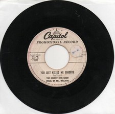 THE JOHNNY OTIS SHOW YOU JUST KISSED ME GOODBYE ON CAPITOL DOO WOP PROMO 45