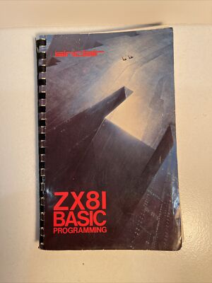 Sinclair ZX81 basic programming by steven vickers 1982