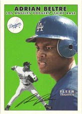 2000 Fleer Tradition #101 Adrian Beltre Los Angeles Dodgers Baseball Card