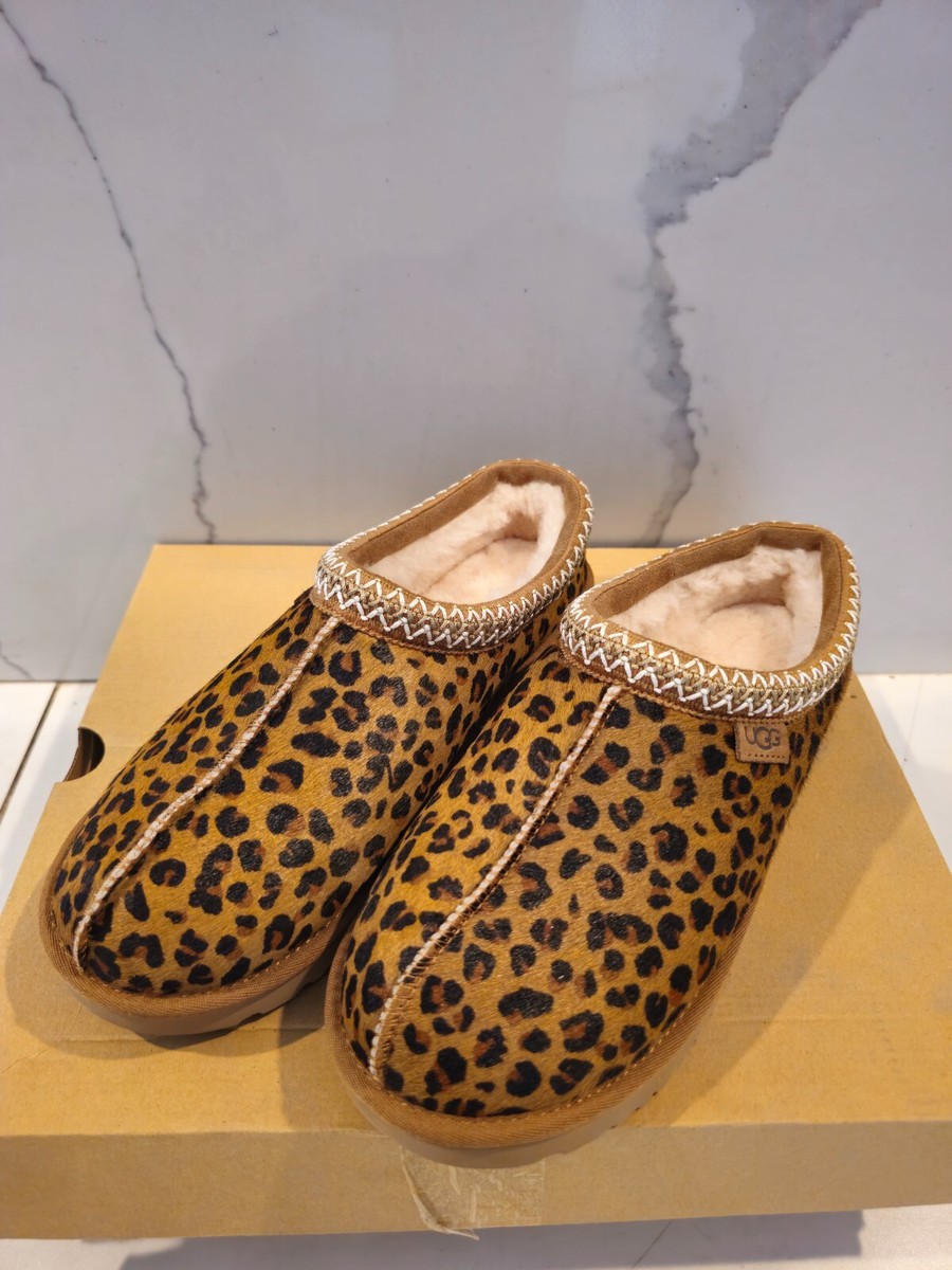 Tasman Leopard Slippers Uggs Cheetah Slides UGG Women's Tasman