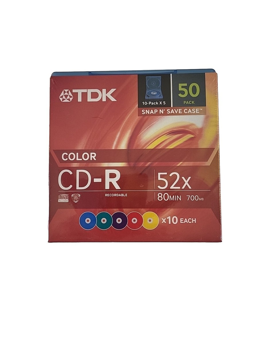 TDK CD-R 80SFSP50 50 Pack of CD-R80min 700MB F34 | eBay