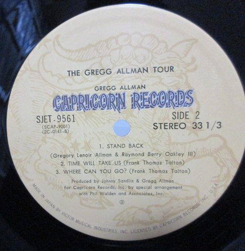 GREGG ALLMAN / TOUR JAPAN ISSUE DOUBLE LP W/ OBI, INSERT, POSTER - Picture 10 of 12