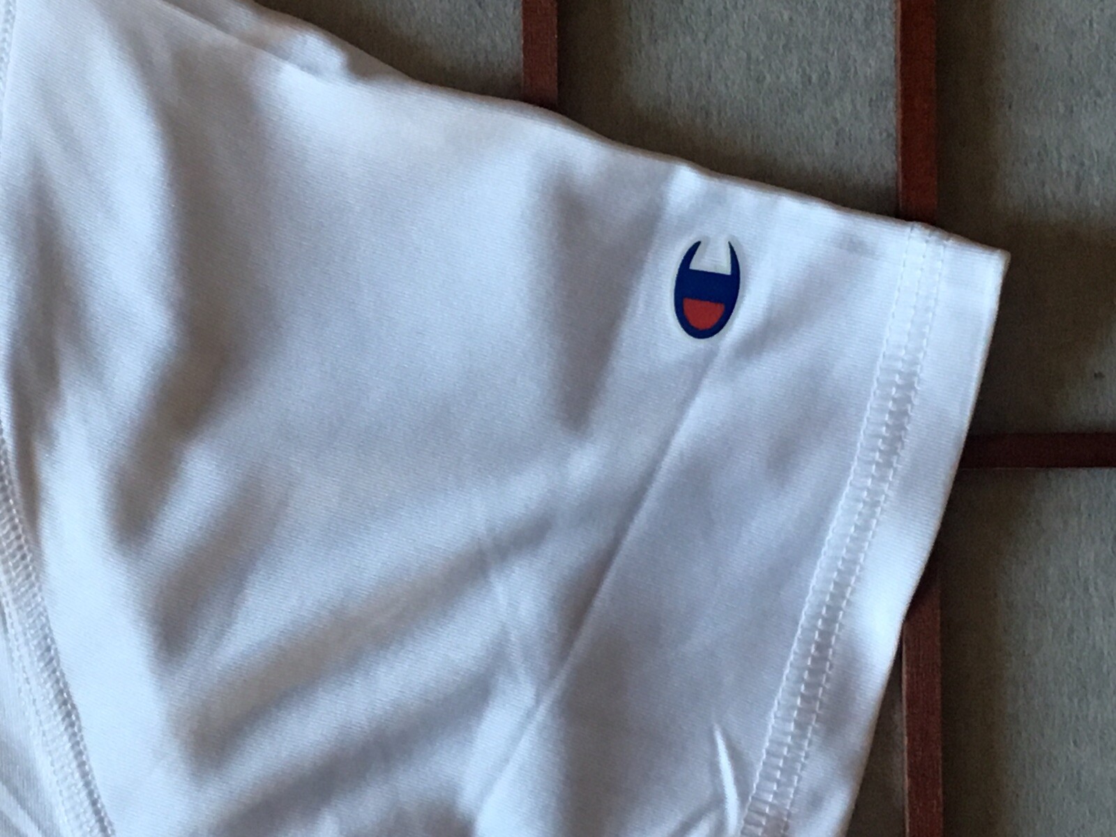 Champion Double Dry White Authentic Athleticwear Select T Women Size XL Arm Logo image 5