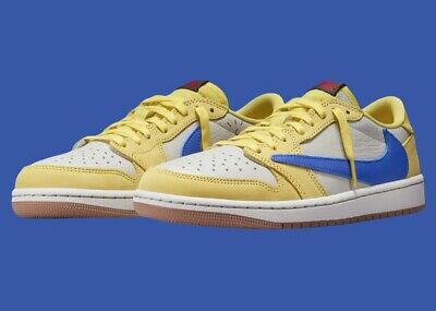 Nike Air Jordan 1 Retro Low OG SP Travis Scott Canary DZ4137 Nike Air Jordan 1 Retro Low OG SP Travis Scott Canary DZ4137