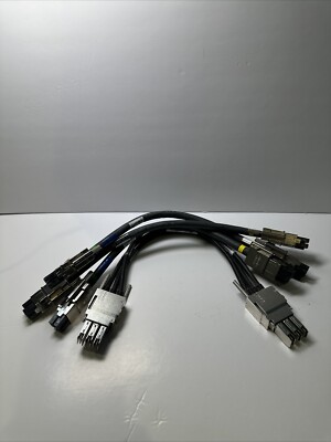 Cisco CAB-SPWR-30CM 3750X 3560x 3850X 30cm 3 Stack Power cable 1 Data Cable