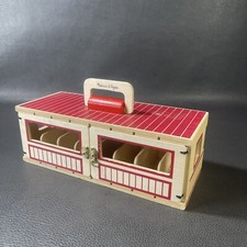 Melissa  Doug Wooden Take-Along Show Horse STABLE ONLY, No Horses Included