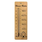 Large 380mm Wooden Thermometer Indoor Wall- Indoor Home House Rules IN-292