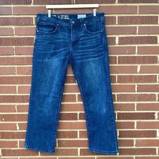 T. K. Axel Vintage Men's Slim Boot Cut Jeans 34 x 30