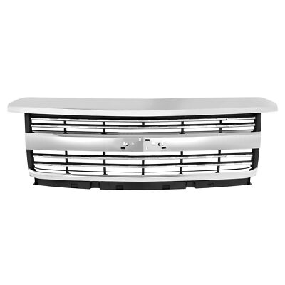 KUAFU For 2015-2019 Chevy Silverado 2500 HD 3500 HD Front Upper Grille Assembly