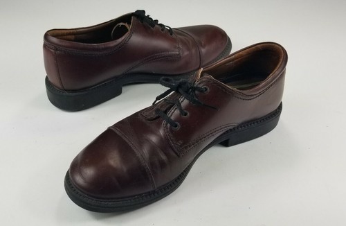 Zapato De Vestir Dockers Para Hombre Talla 10 M Marrón Cuero Oxford  #090-2219 Cap Toe N | eBay